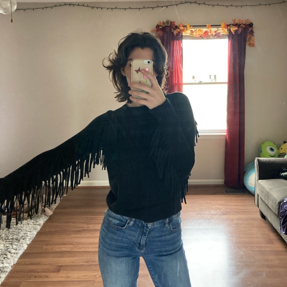 Ralph Lauren Fringe Sweater